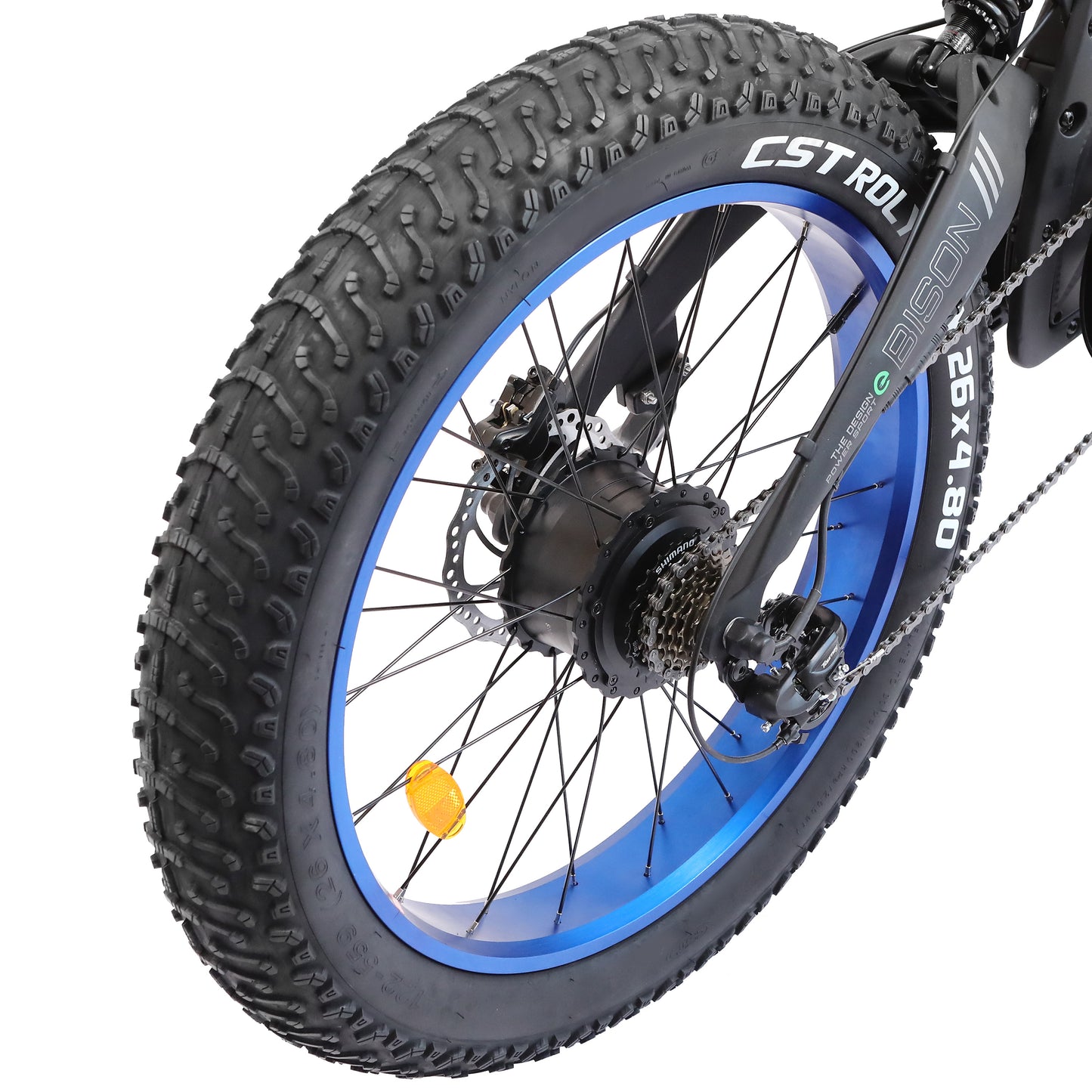 Bison Fat Tire Electric Bike - Matte Black - Goody's Electric Bikes