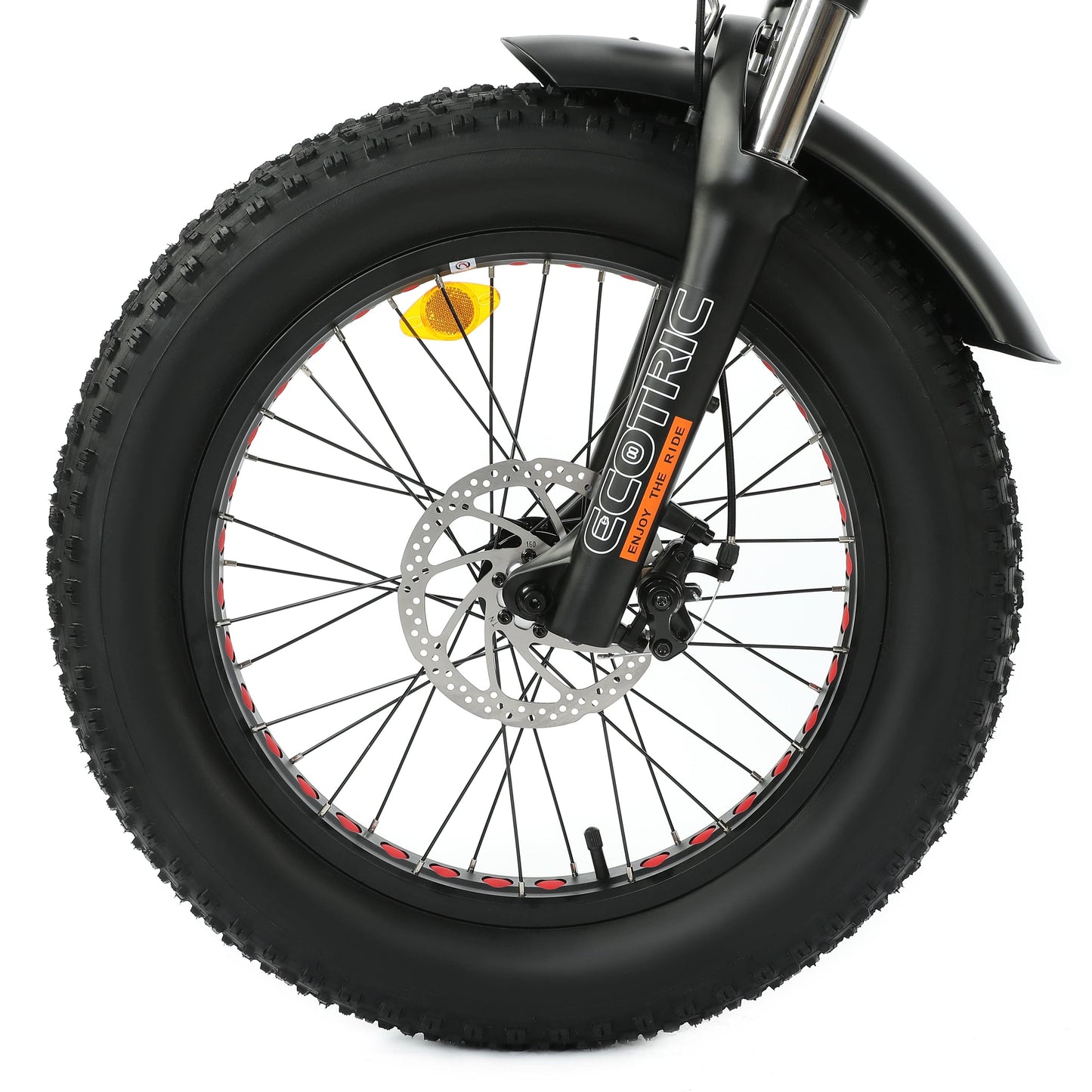 48v Folding Fat Tire Electric Bike - Black