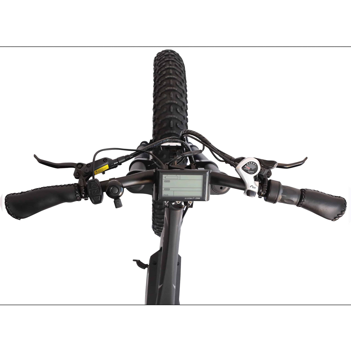 BISON Fat Tire Electric Bike - Matte Black