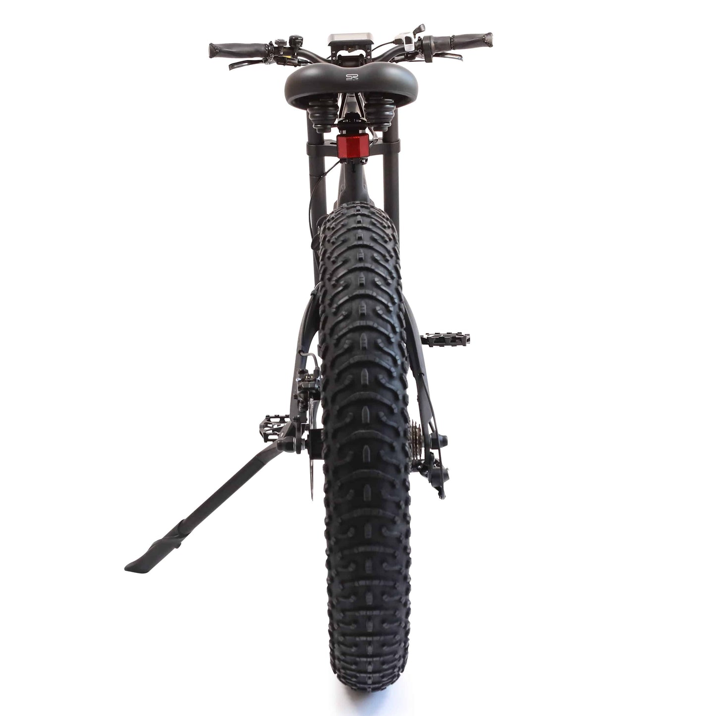 BISON Fat Tire Electric Bike - Matte Black