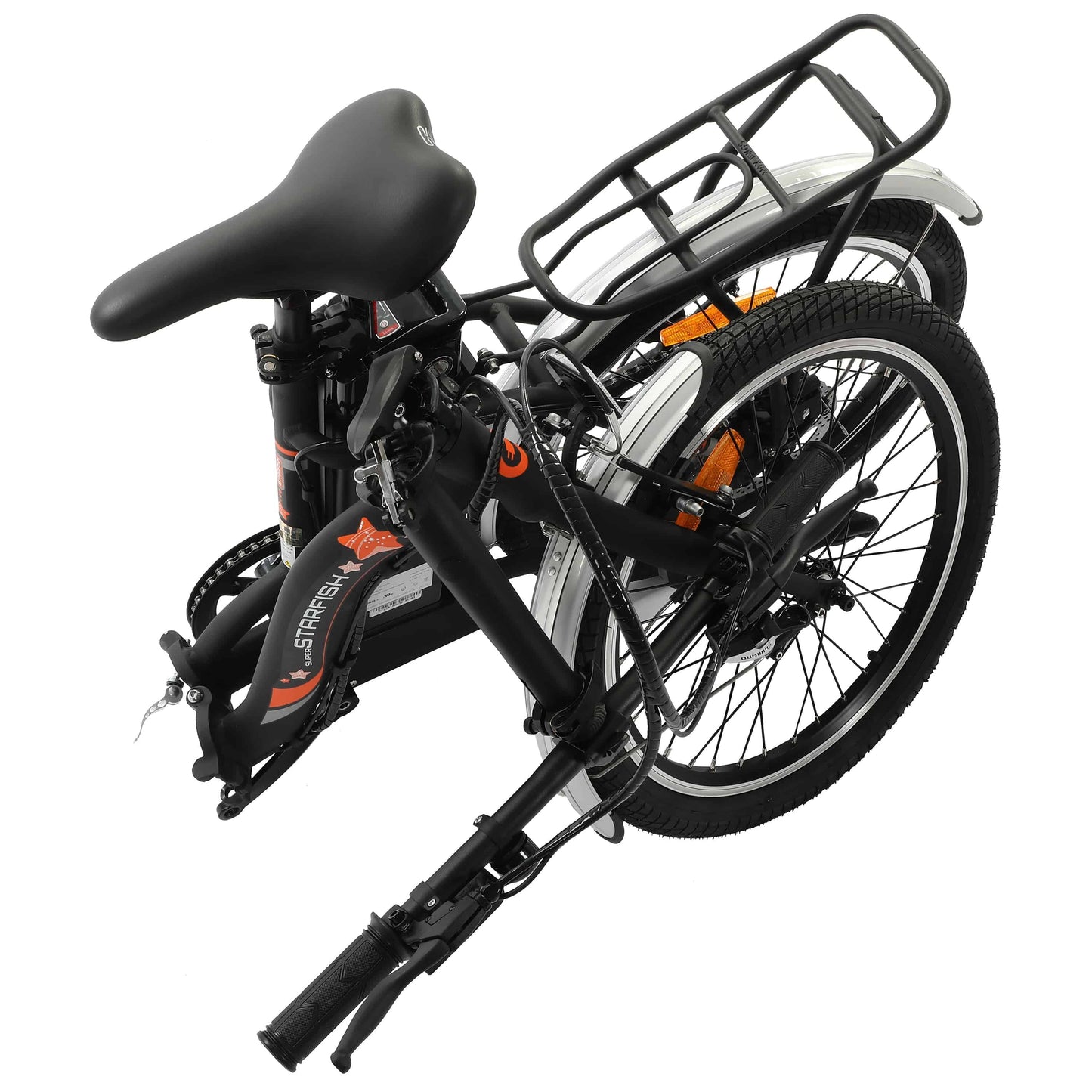 STARFISH Folding Electric Bike - Matte Black