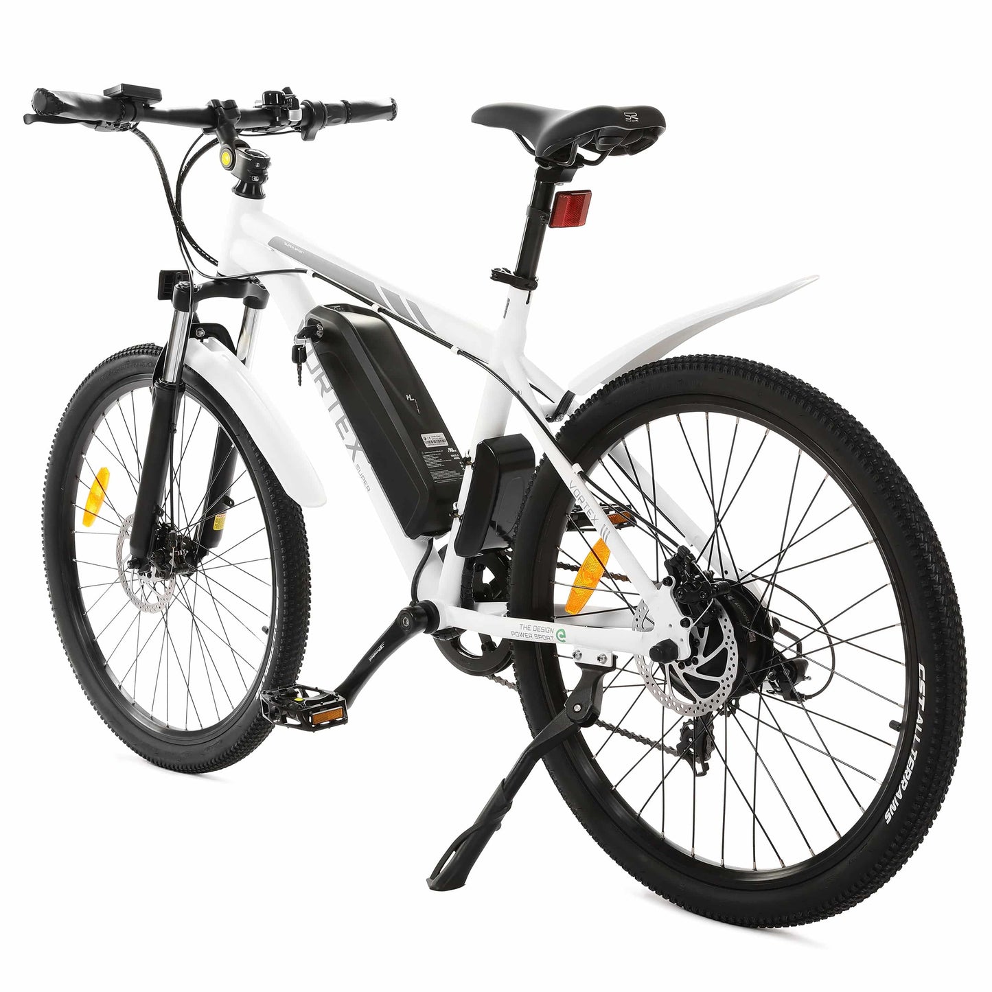 VORTEX Electric City Bike - White