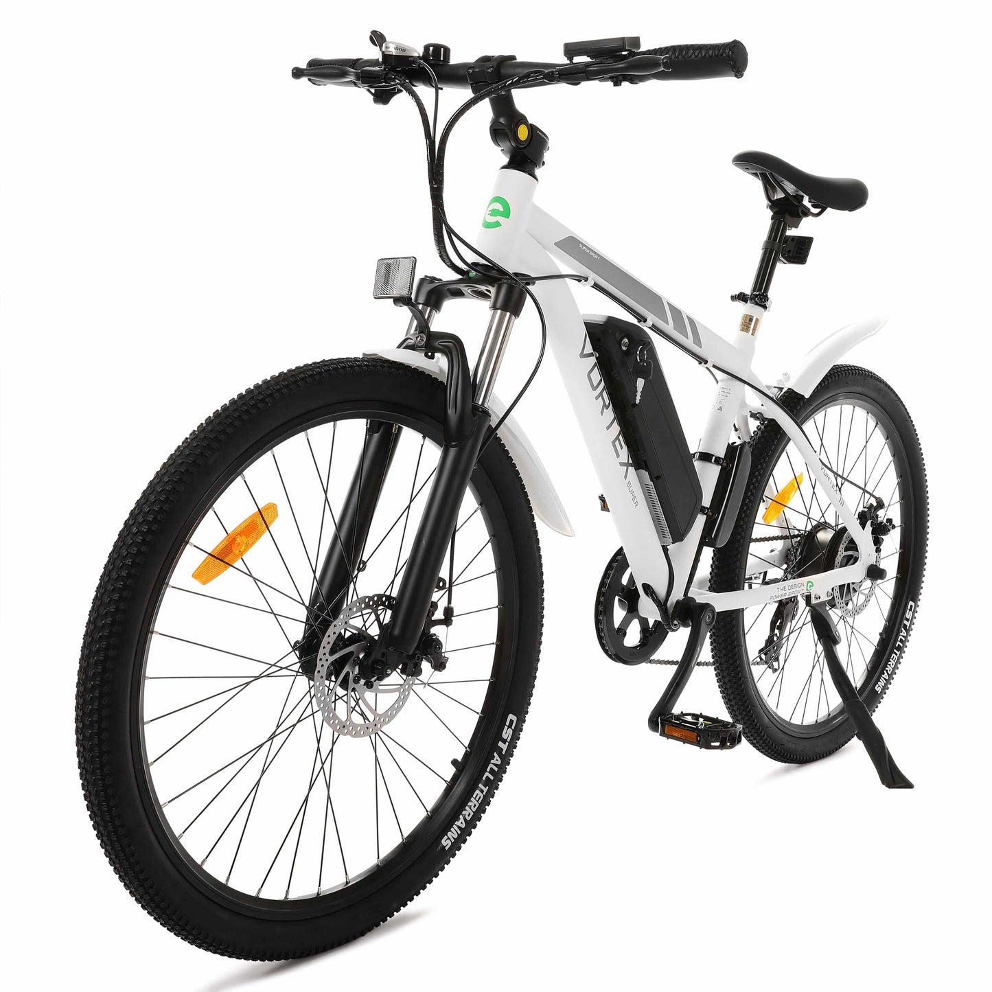 VORTEX Electric City Bike - White