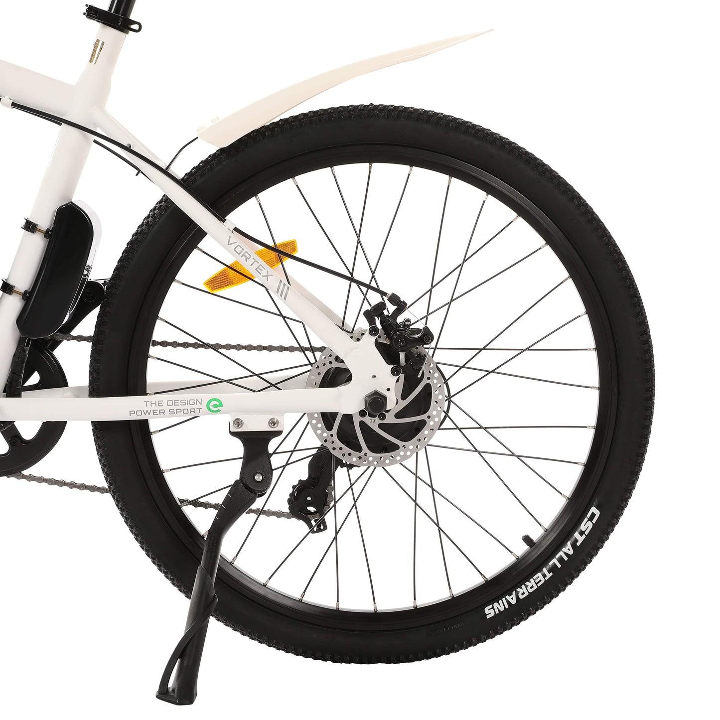 VORTEX Electric City Bike - White