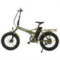 48v Fat Tire Folding Electric Bike - Matte Green