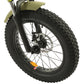 48v Fat Tire Folding Electric Bike - Matte Green