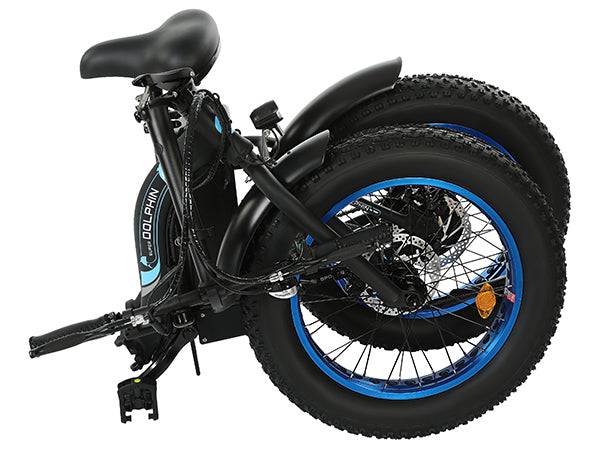 DOLPHIN Folding Fat Tire Electric Bike